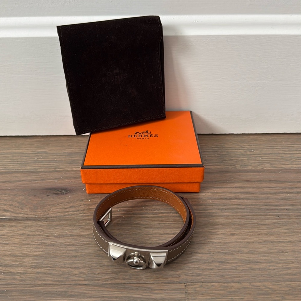 Authentic Rivale double tour Hermes bracelet